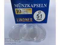 Coin capsules - LINDNER. 51 mm