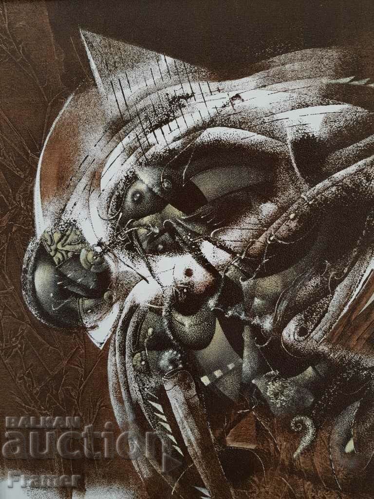 Auction Nikolay Aleksiev Eye of the Dragon 2021 oil painting Auction Nikolay Aleksiev Eye of the Dragon 2021 oil painting