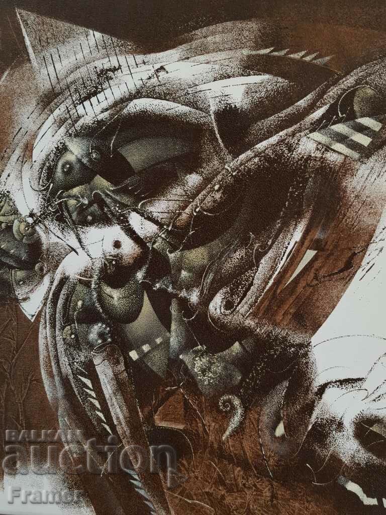 Delivery of Nikolay Aleksiev Eye of the Dragon 2021 oil painting Delivery of Nikolay Aleksiev Eye of the Dragon 2021 oil painting