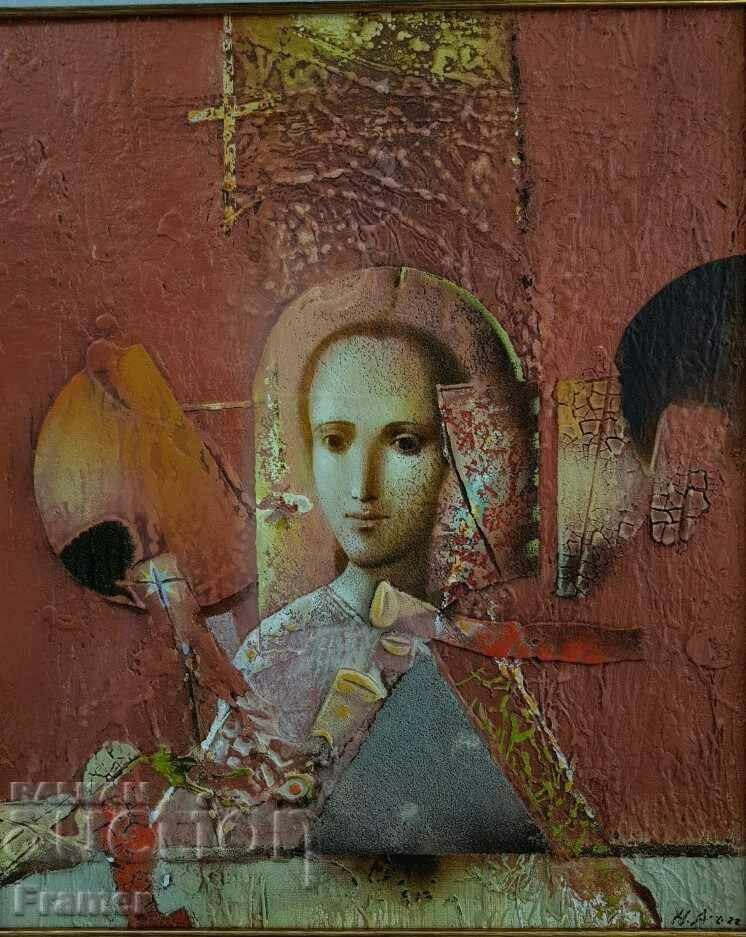 Nikolay Aleksiev Altar 2022 oil painting with price 2800.00 BGN | € 1431.62 Nikolay Aleksiev Altar 2022 oil painting with price 2800.00 BGN | € 1431.62