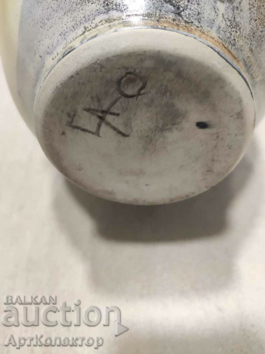 Аукцион Голяма керамична ваза авторска