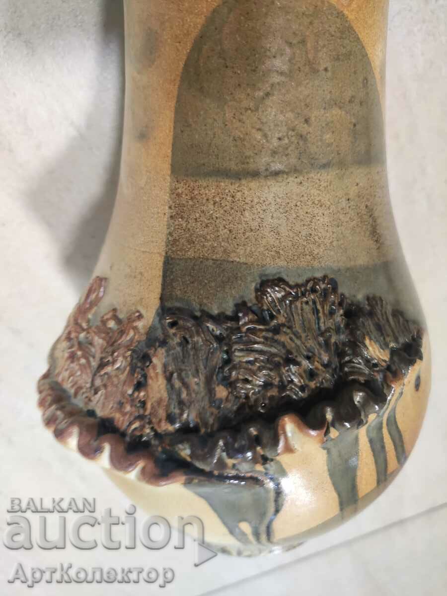 Голяма керамична ваза авторска - 6