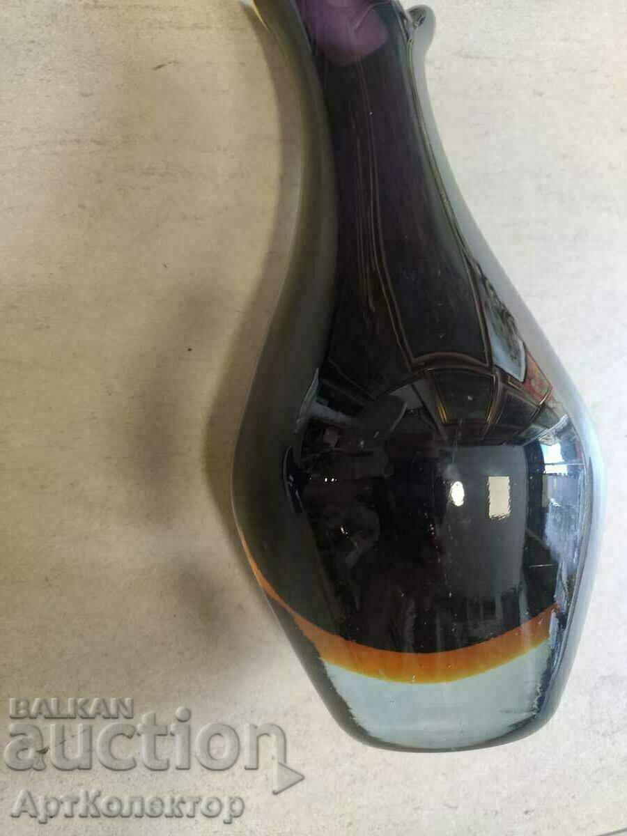 Old morano / murano glass handmade vase with price 99.00 BGN | € 50.62 Old morano / murano glass handmade vase with price 99.00 BGN | € 50.62
