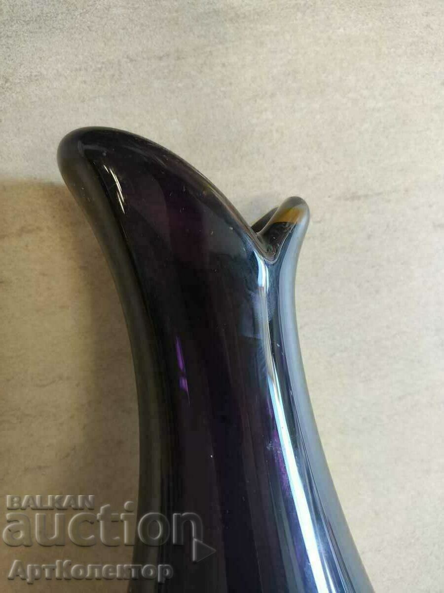 Auction Old morano / murano glass handmade vase Auction Old morano / murano glass handmade vase