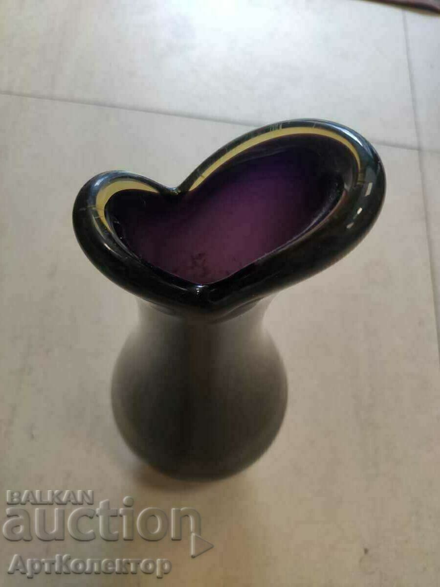 Old morano / murano glass handmade vase - 7 Old morano / murano glass handmade vase - 7