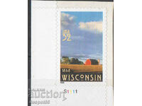 1998. United States. 150 of the statehood of Wisconsin. Self-adhesive.