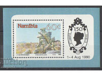 1990. Намибия. Пейзажи от Намибия. Мини-блок.