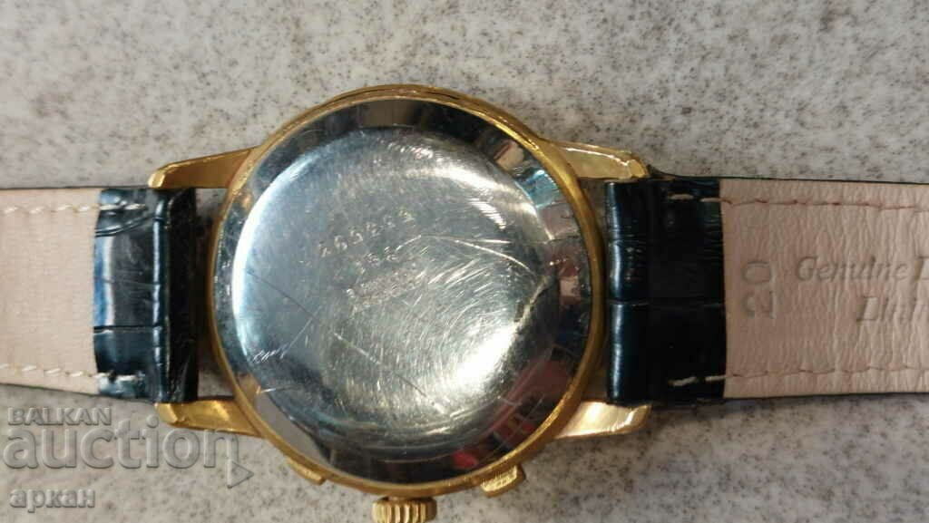 Delivery of Titus Geneve gold-plated chronograph -Switzerland Delivery of Titus Geneve gold-plated chronograph -Switzerland