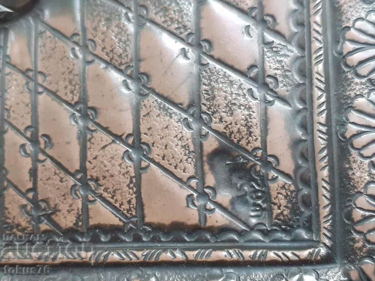 Delivery of Old silver icon with certificate