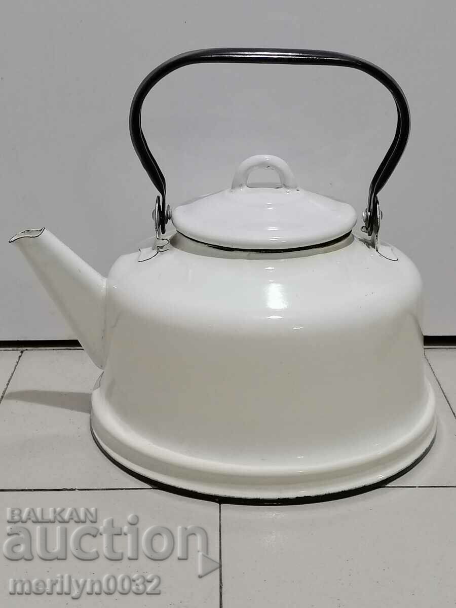 Επισμαλτωμένη τσαγιέρα από τη Σότσα, αγγείο με σμάλτο, ΕΣΣΔ με τιμή 45.00 BGN | € 23.01 Επισμαλτωμένη τσαγιέρα από τη Σότσα, αγγείο με σμάλτο, ΕΣΣΔ με τιμή 45.00 BGN | € 23.01