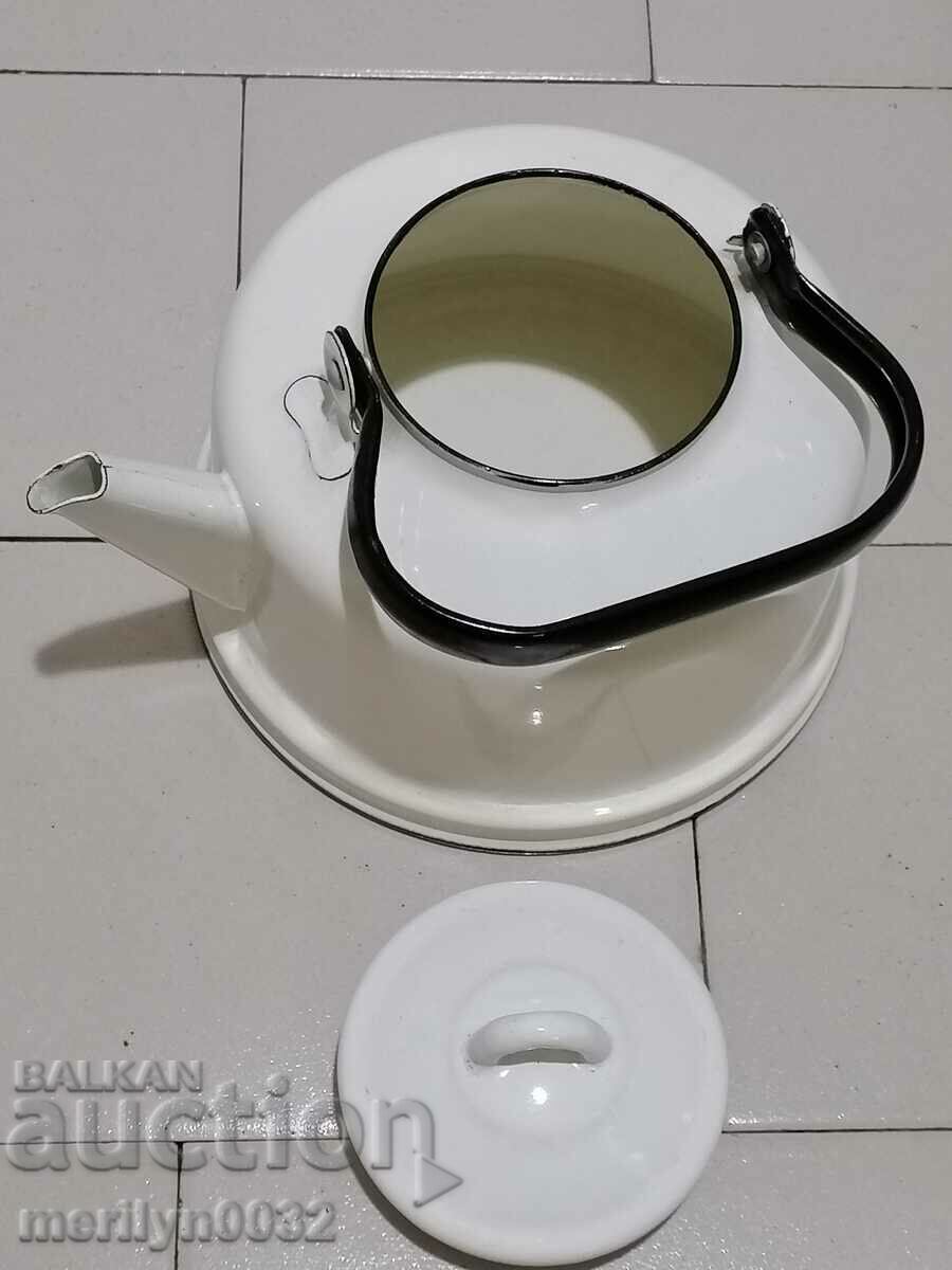 Επισμαλτωμένη τσαγιέρα από τη Σότσα, αγγείο με σμάλτο, ΕΣΣΔ - 5 Επισμαλτωμένη τσαγιέρα από τη Σότσα, αγγείο με σμάλτο, ΕΣΣΔ - 5