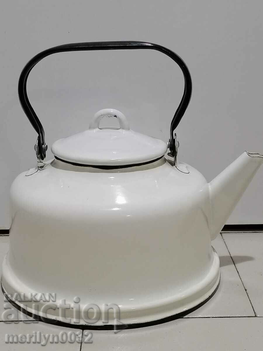 Επισμαλτωμένη τσαγιέρα από τη Σότσα, αγγείο με σμάλτο, ΕΣΣΔ Επισμαλτωμένη τσαγιέρα από τη Σότσα, αγγείο με σμάλτο, ΕΣΣΔ