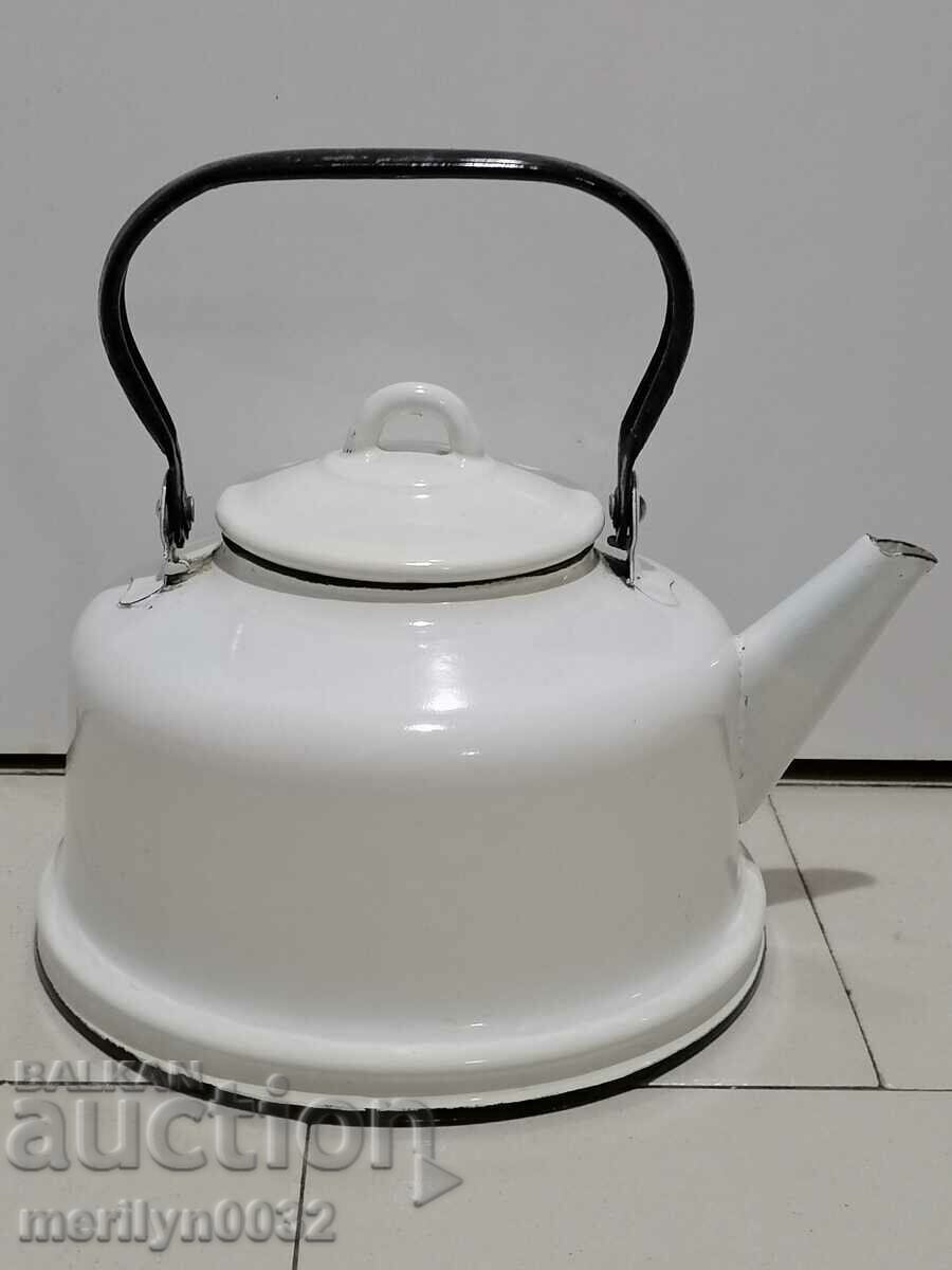 Auction Enameled teapot from the Sotsa, a vessel with enamel, USSR Auction Enameled teapot from the Sotsa, a vessel with enamel, USSR