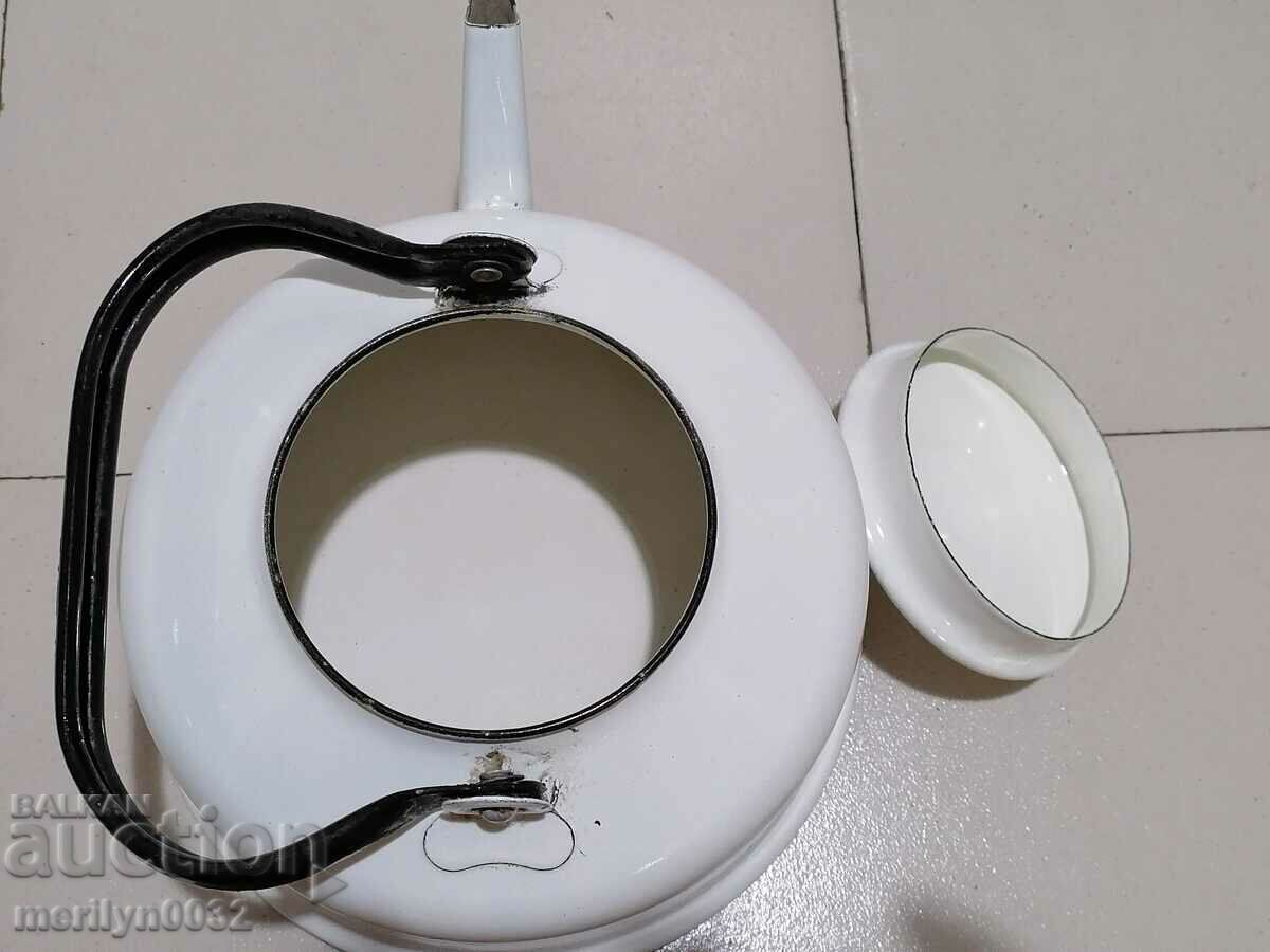 Enameled teapot from the Sotsa, a vessel with enamel, USSR - 5 Enameled teapot from the Sotsa, a vessel with enamel, USSR - 5