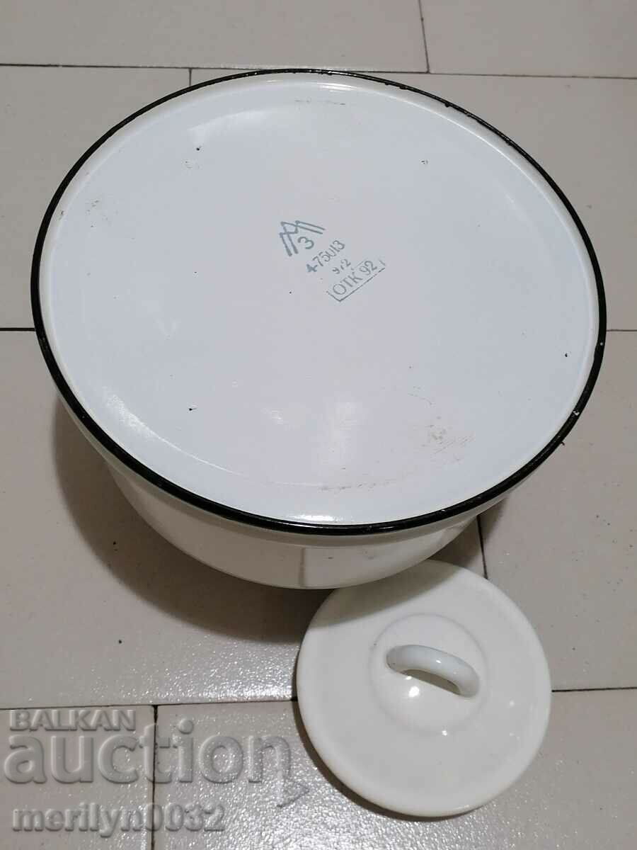 Enameled teapot from the Sotsa, a vessel with enamel, USSR - 6 Enameled teapot from the Sotsa, a vessel with enamel, USSR - 6