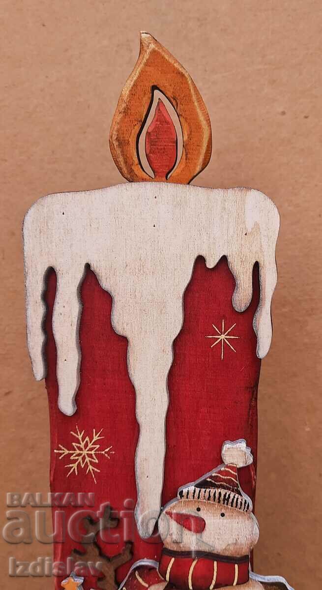 Auction  Wooden Christmas decoration.