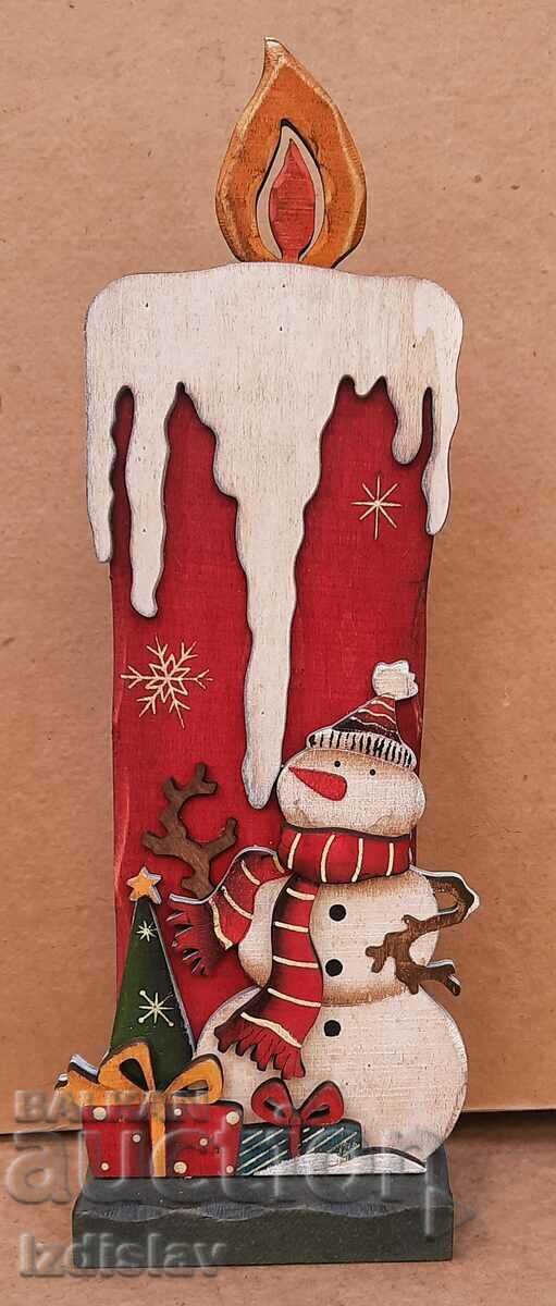 Delivery of Wooden Christmas decoration.