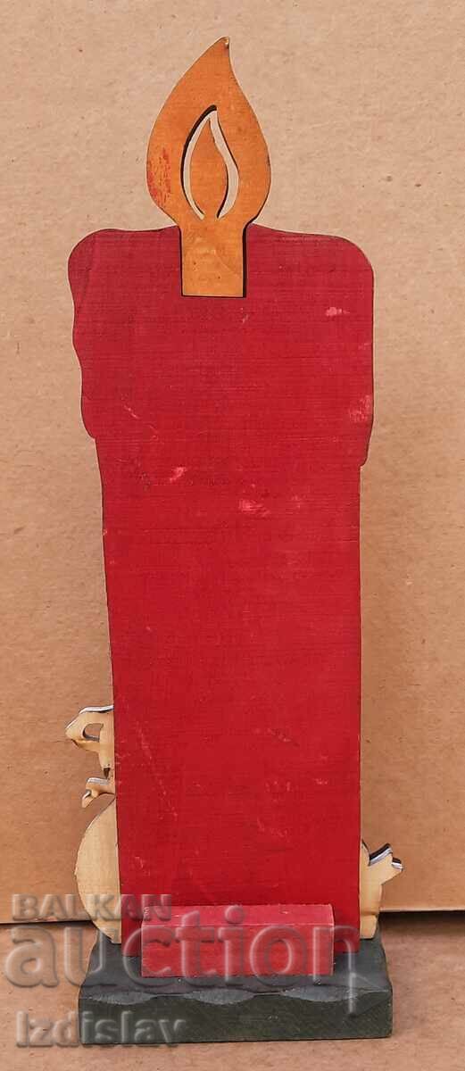 Ξύλινη χριστουγεννιάτικη διακόσμηση. - 5