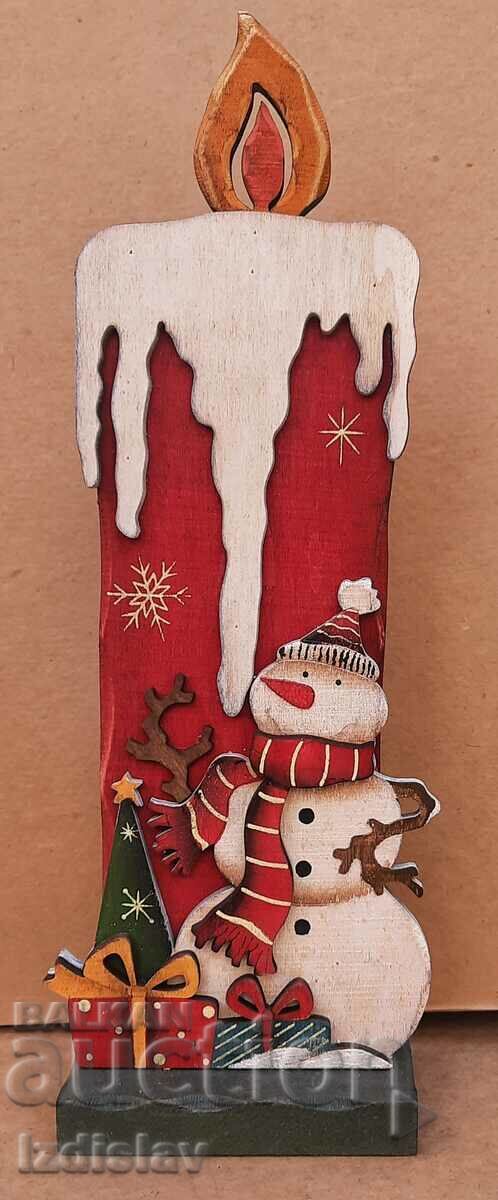 Wooden Christmas decoration.