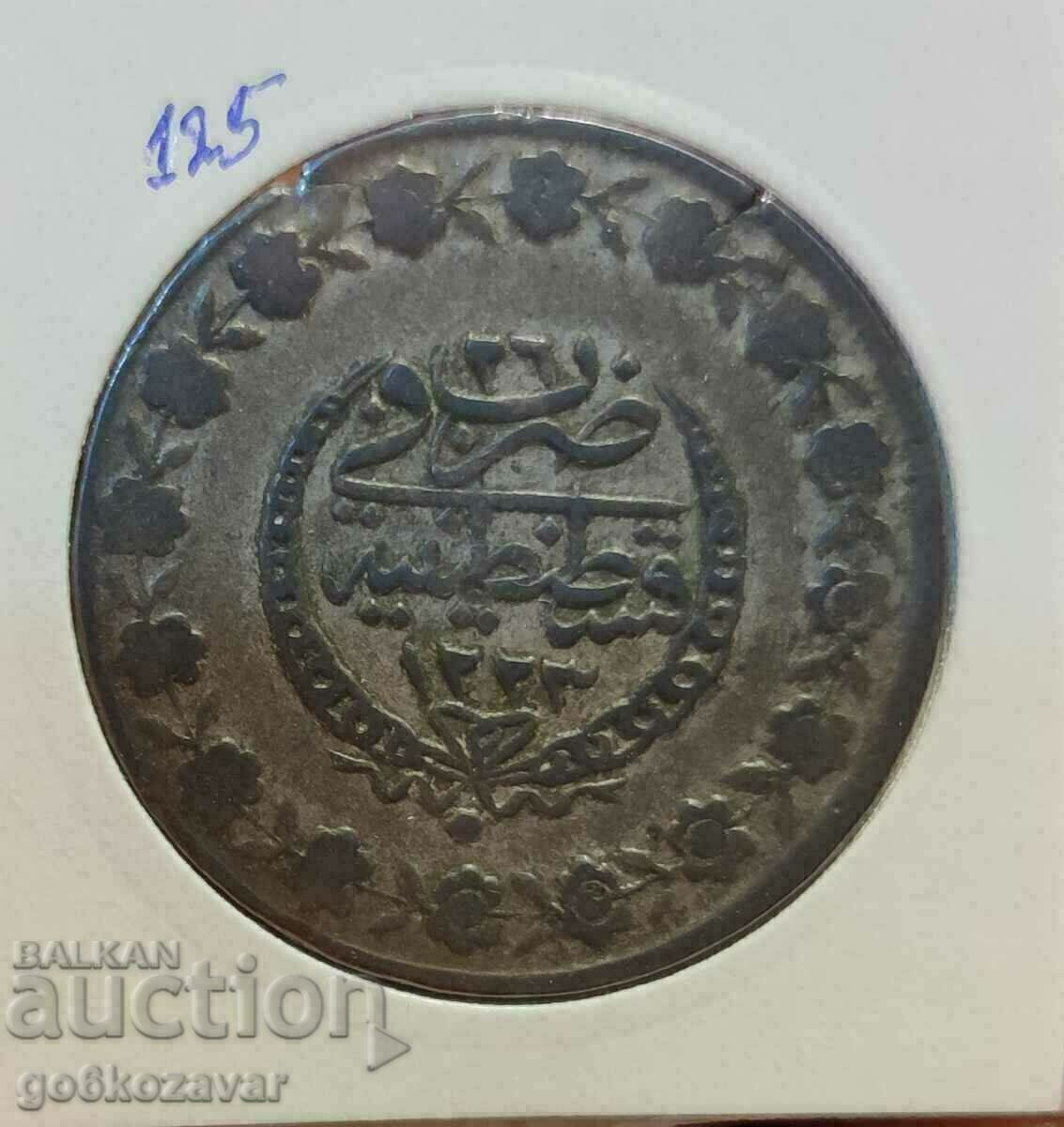 Ottoman Empire 5 Kurusha 1223-1808 Silver RARE! Quality! with price 55.00 BGN | € 28.12 Ottoman Empire 5 Kurusha 1223-1808 Silver RARE! Quality! with price 55.00 BGN | € 28.12