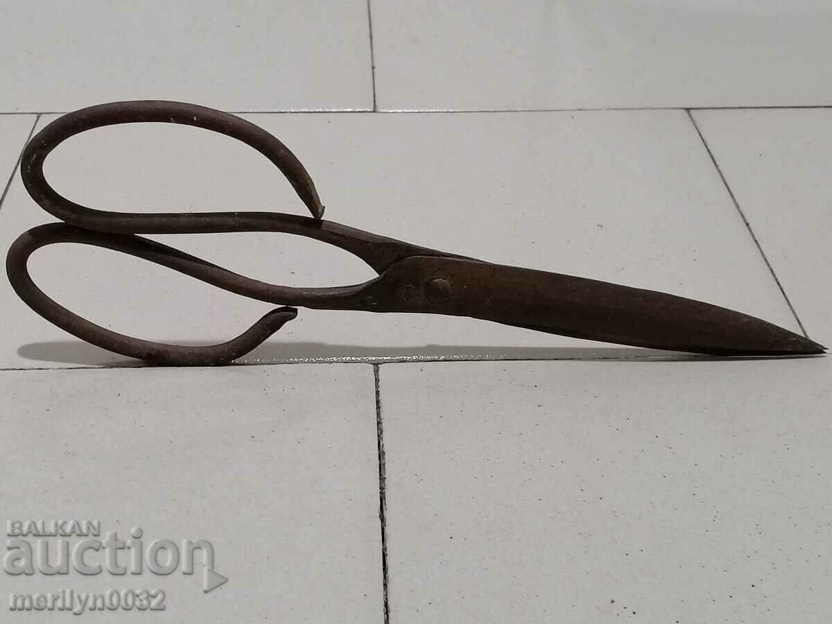 Renaissance forged scissors, wrought iron - 5 Renaissance forged scissors, wrought iron - 5