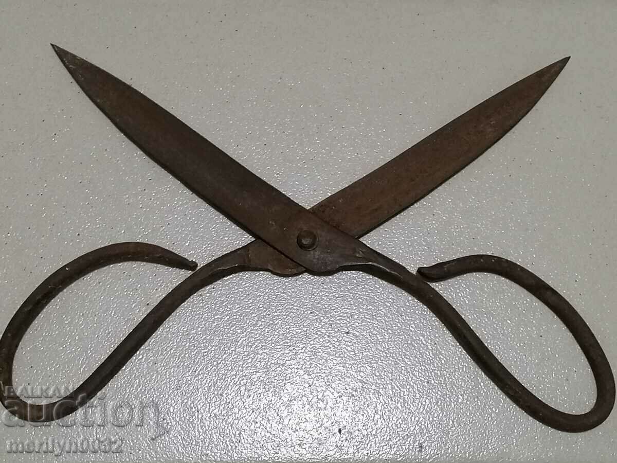 Renaissance forged scissors, wrought iron - 6 Renaissance forged scissors, wrought iron - 6