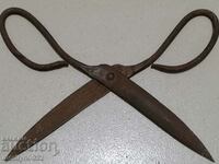 Renaissance forged scissors, wrought iron