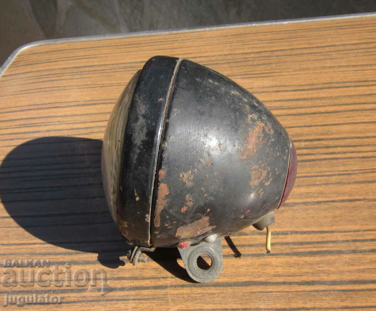 Auction old headlight for a retro motorbike motorcycle Auction old headlight for a retro motorbike motorcycle