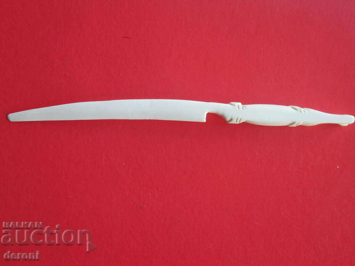 Ivory letter knife - 5 Ivory letter knife - 5