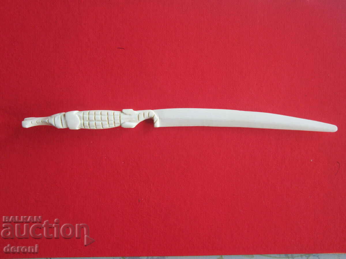 Ivory letter knife - 6 Ivory letter knife - 6