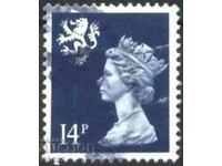 Stamped Queen Elizabeth II 1988 of Scotland