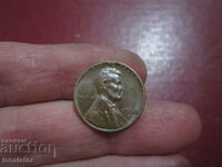 1964 1 cent US letter D