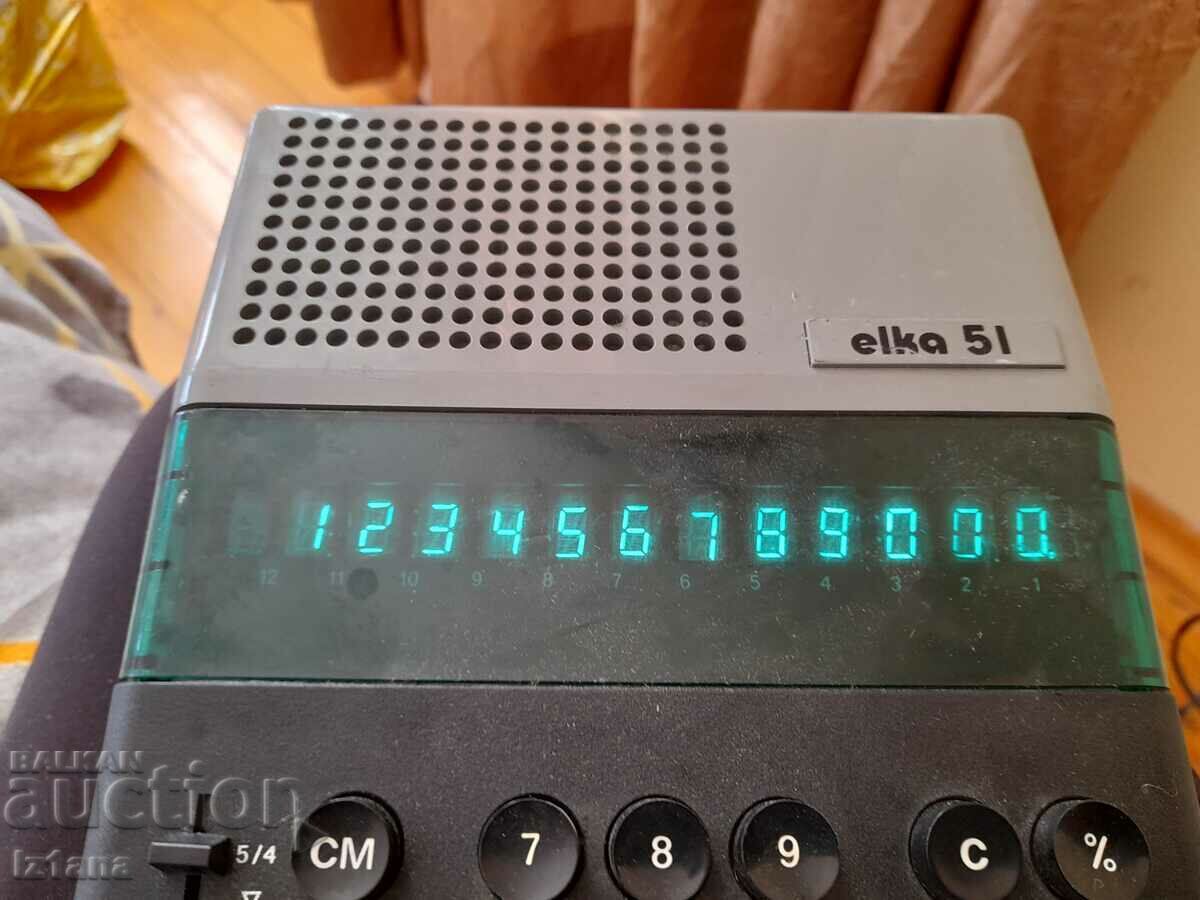 Old calculator Elka, Elka 51 - 6 Old calculator Elka, Elka 51 - 6