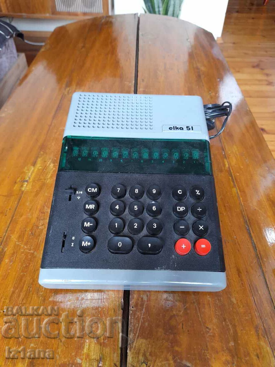 Old calculator Elka, Elka 51