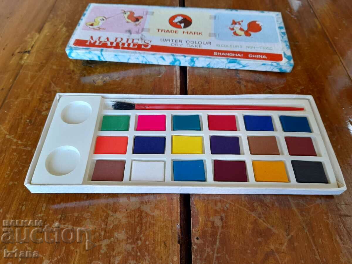 Old watercolors, Maries crayons with price 30.00 BGN | € 15.34 Old watercolors, Maries crayons with price 30.00 BGN | € 15.34