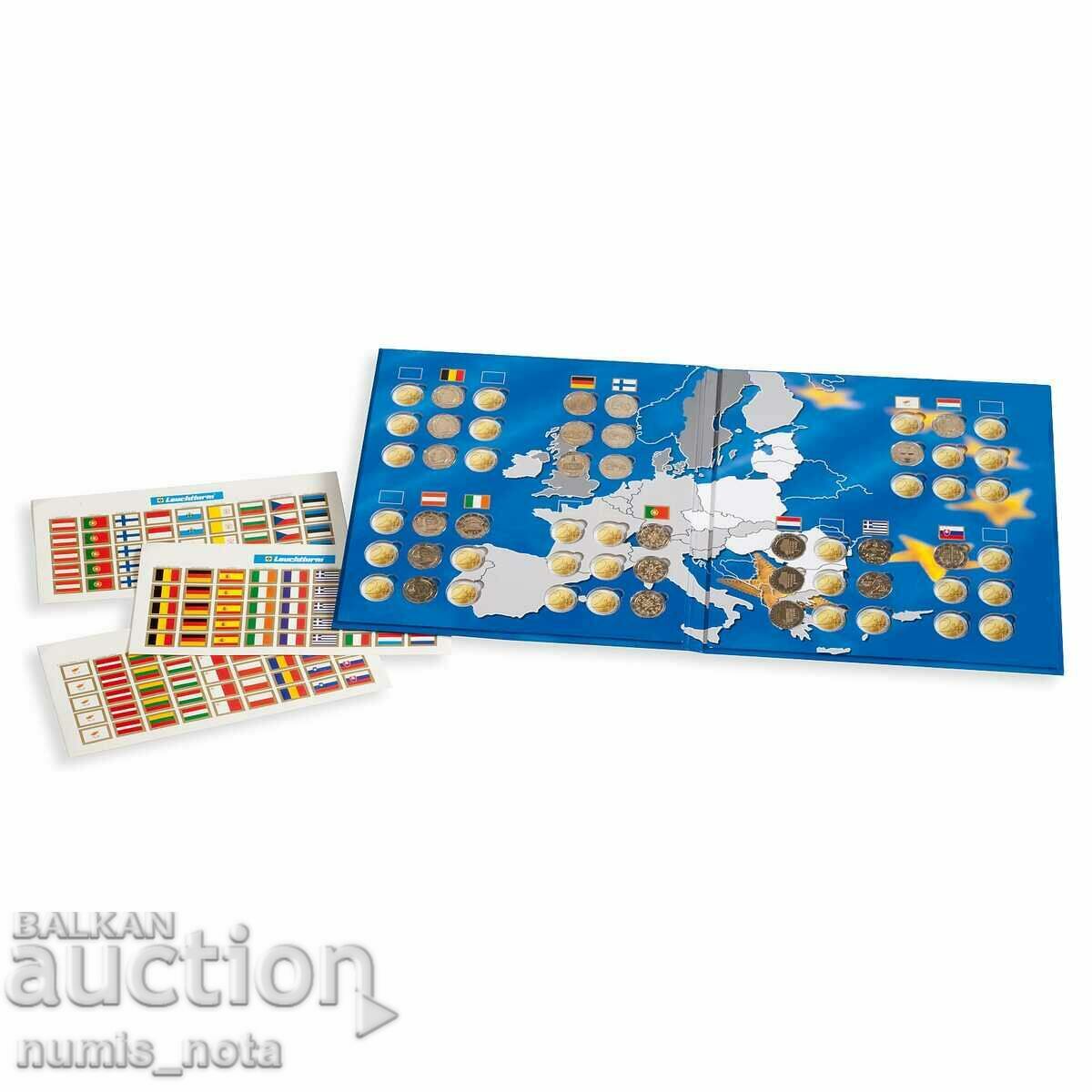 Licitație Album pentru 58 de monede de doi euro