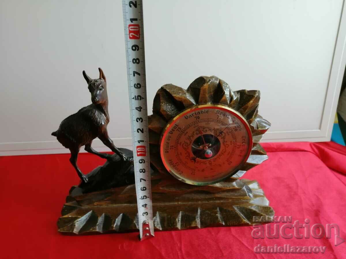 Rare Old German BLACKWALD Barometer - 6