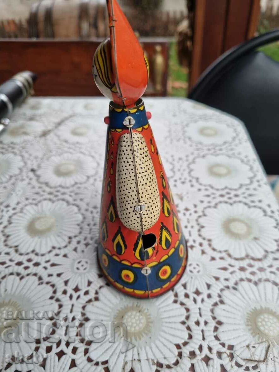 Old mechanical tin toy. Horse with price 35.00 BGN | € 17.90 Old mechanical tin toy. Horse with price 35.00 BGN | € 17.90