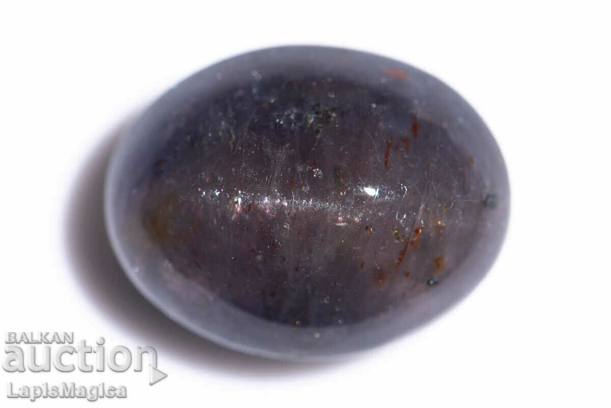 Iolite with cat's eye effect 10.38ct oval