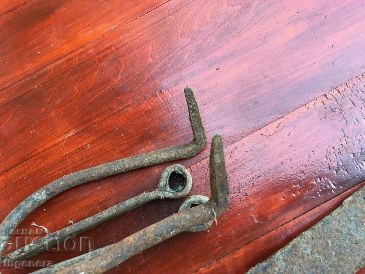 HINGE HINGES FOR AND FROM OLD DOOR BRACKET IRON - 6 HINGE HINGES FOR AND FROM OLD DOOR BRACKET IRON - 6