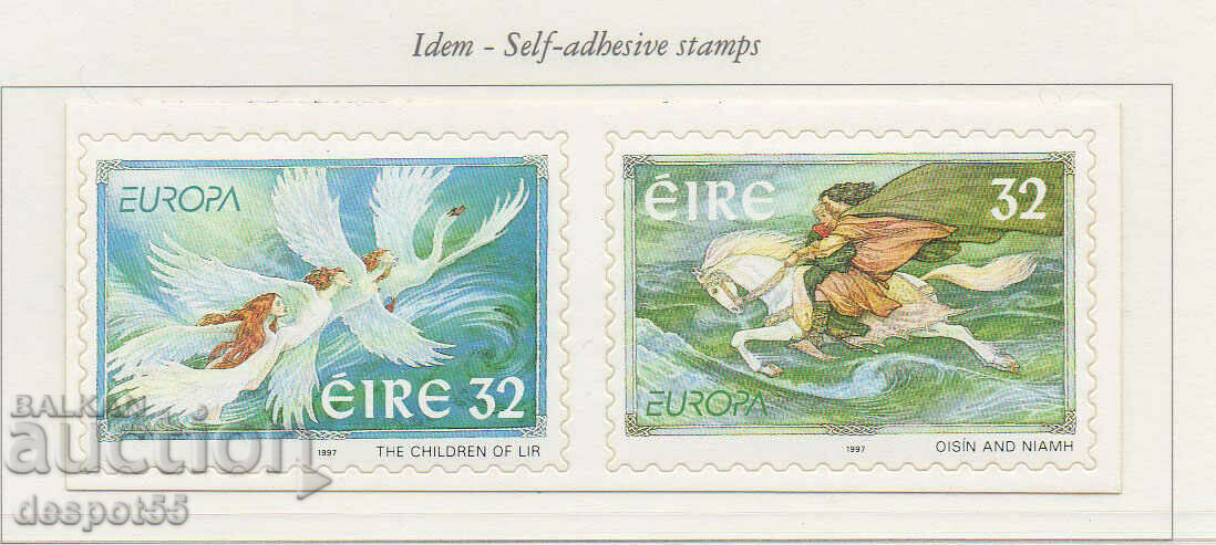 1997. Eire. EUROPE - Tales and legends. Self-adhesive.