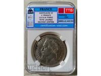France 5 francs 1870 A / silver