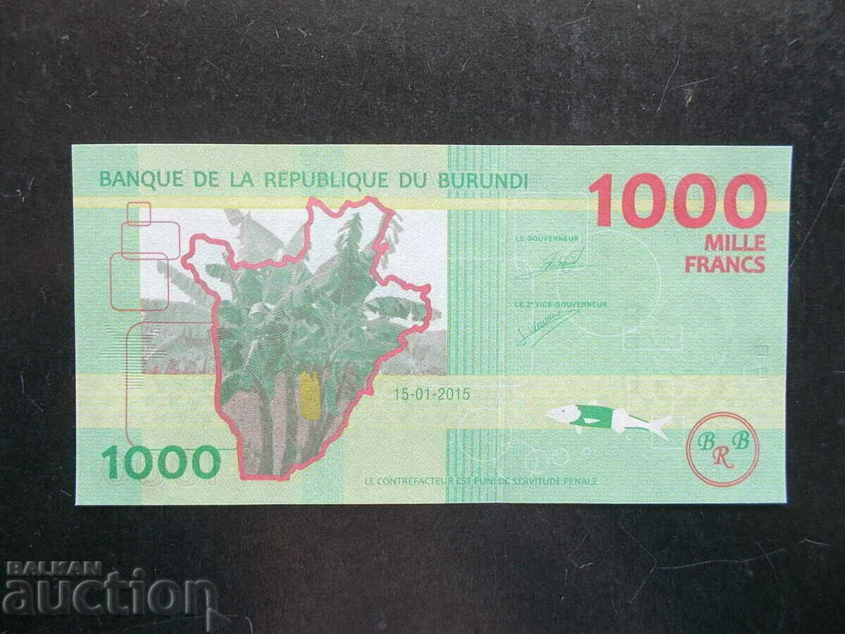 BURUNDI, 1000 francs, 2015, UNC with price 3.99 BGN | € 2.04 BURUNDI, 1000 francs, 2015, UNC with price 3.99 BGN | € 2.04