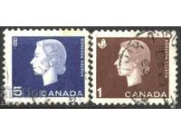 Клеймовани марки Кралица Елизабет II 1962 1963  от Канада