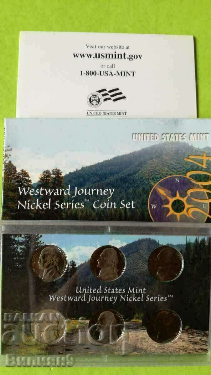 Lewis and Clark Expedition Anniversary Set 5 Cents 2004 CA
