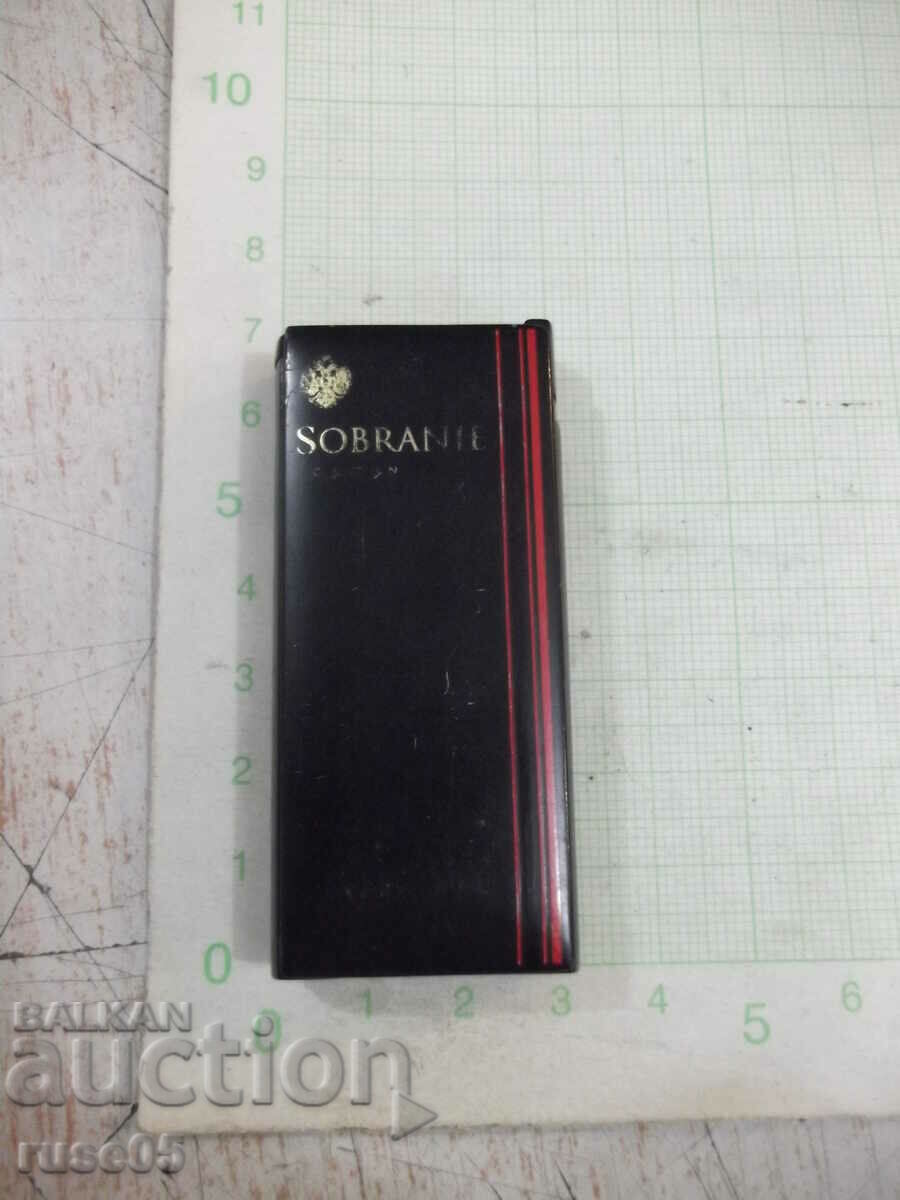 Lighter gas "SOBRANIE - LONDON" with a soft flame working