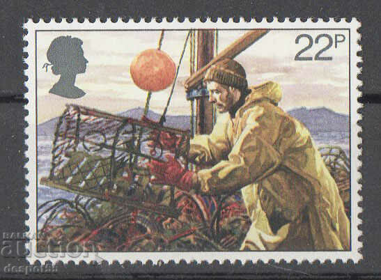 Auction 1981 Great Britain. Postage stamp reproduction card. Auction 1981 Great Britain. Postage stamp reproduction card.