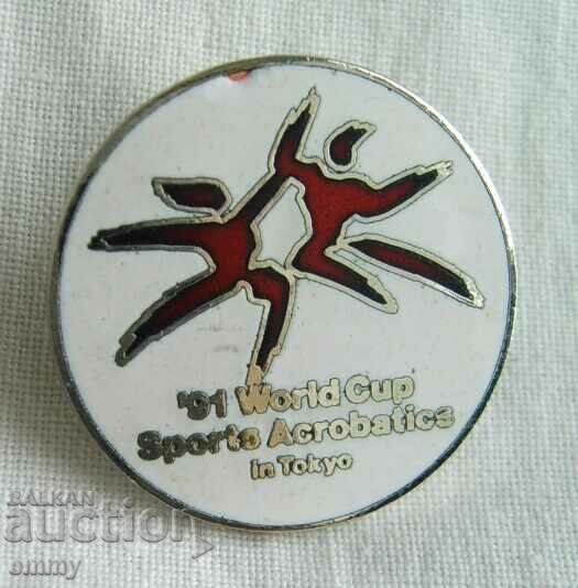 Badge World Cup in Sports Acrobatics, Tokyo 1991