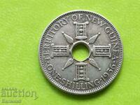 1 Shilling 1936 New Guinea Silver