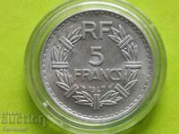 5 francs 1947 France Unc